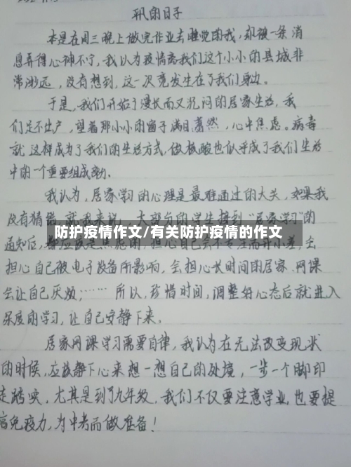 防护疫情作文/有关防护疫情的作文-第2张图片