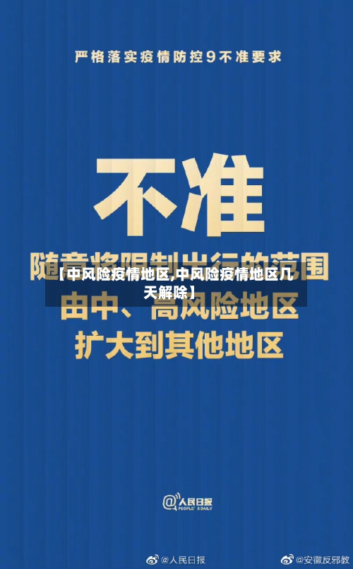【中风险疫情地区,中风险疫情地区几天解除】-第2张图片