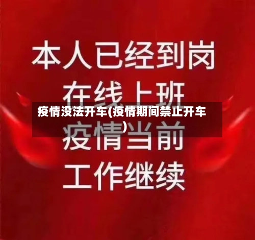 疫情没法开车(疫情期间禁止开车)