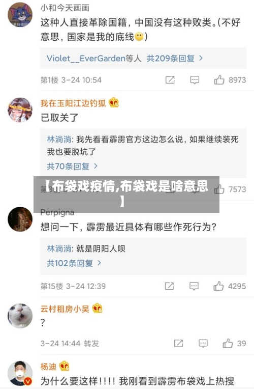 【布袋戏疫情,布袋戏是啥意思】