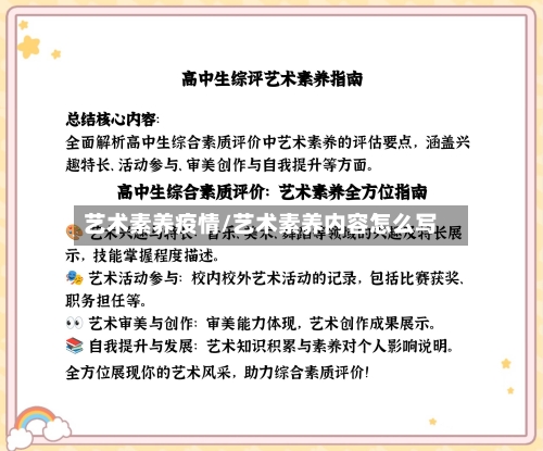 艺术素养疫情/艺术素养内容怎么写