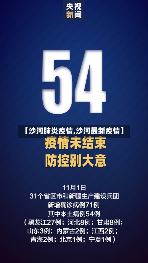 【沙河肺炎疫情,沙河最新疫情】