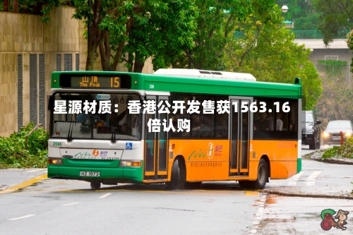 星源材质:香港公开发售获1563.16倍认购-第3张图片