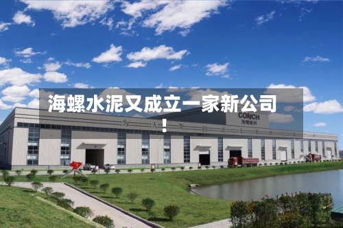 海螺水泥又成立一家新公司！-第2张图片