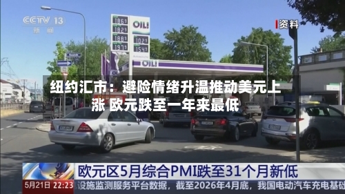 纽约汇市：避险情绪升温推动美元上涨 欧元跌至一年来最低