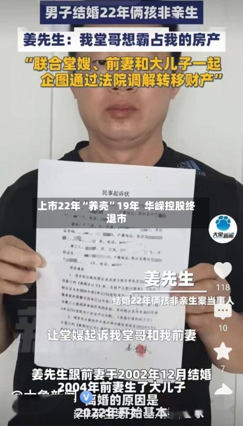 上市22年“养壳	”19年  华嵘控股终退市-第2张图片