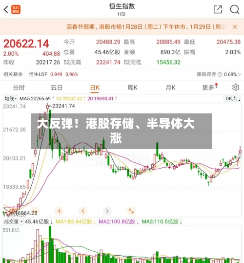 大反弹！港股存储、半导体大涨-第2张图片