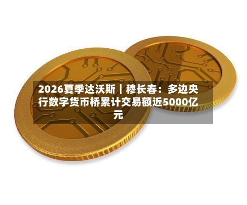2026夏季达沃斯｜穆长春：多边央行数字货币桥累计交易额近5000亿元