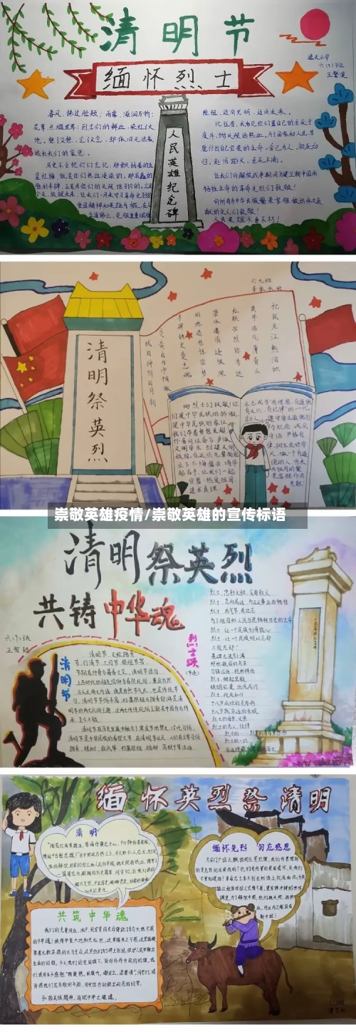 崇敬英雄疫情/崇敬英雄的宣传标语