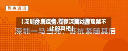 【深圳炒房疫情,专家深圳炒房屡禁不止的真相】-第3张图片