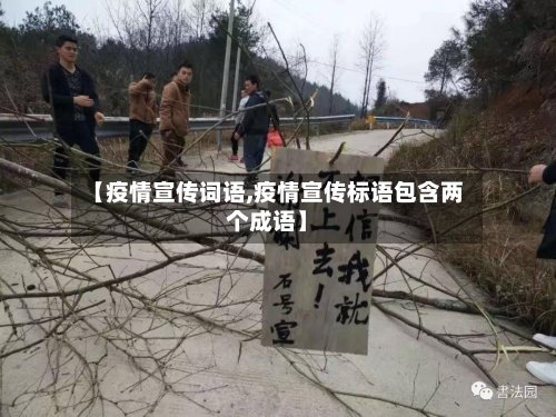 【疫情宣传词语,疫情宣传标语包含两个成语】