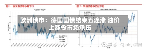 欧洲债市：德国国债结束五连涨 油价上涨令市场承压-第2张图片