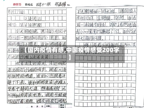 【国内疫情有感,中国疫情感受200字】