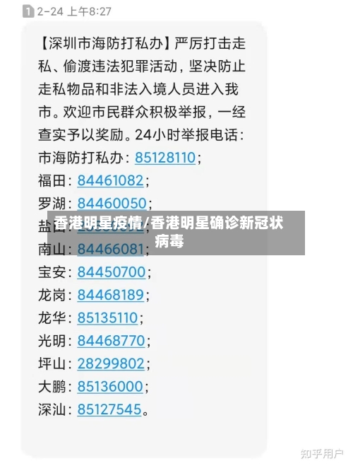 香港明星疫情/香港明星确诊新冠状病毒-第2张图片