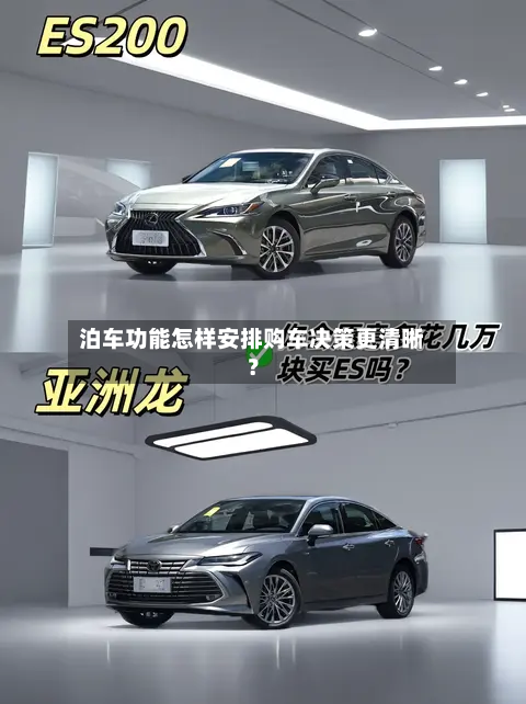 泊车功能怎样安排购车决策更清晰？