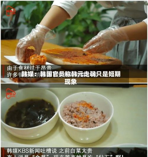 韩媒:韩国官员称韩元走弱只是短期现象-第2张图片