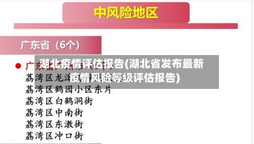 湖北疫情评估报告(湖北省发布最新疫情风险等级评估报告)