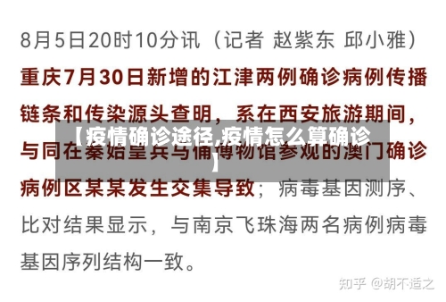 【疫情确诊途径,疫情怎么算确诊】