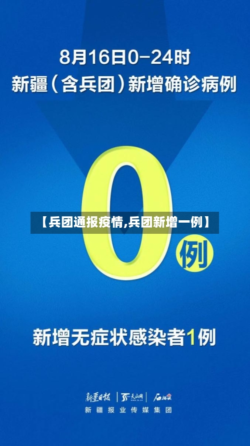 【兵团通报疫情,兵团新增一例】