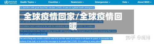 全球疫情回家/全球疫情回暖