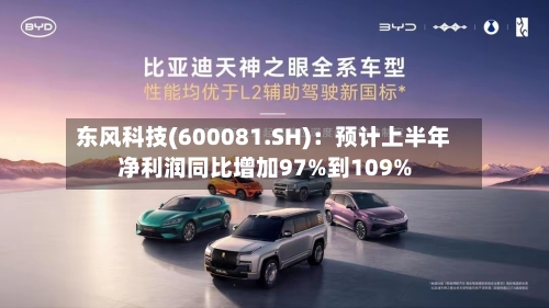 东风科技(600081.SH)：预计上半年净利润同比增加97%到109%