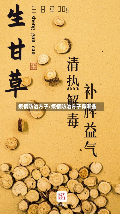 疫情防治方子/疫情防治方子有哪些